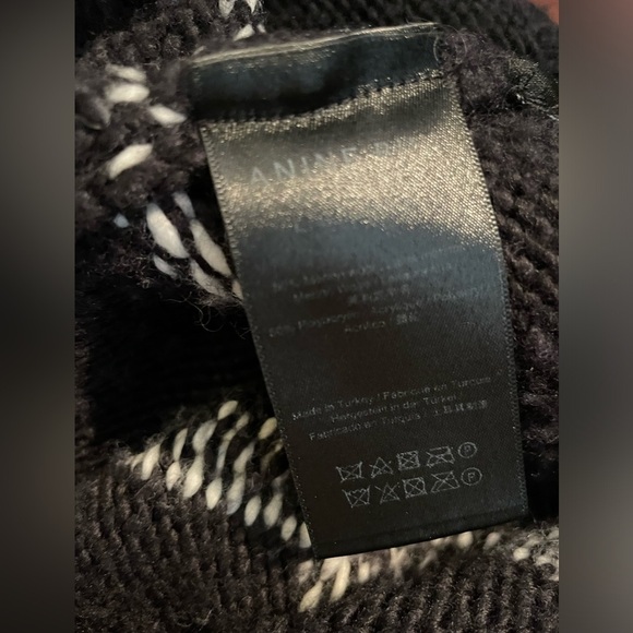 Anine Bing Kurt cardigan in black and white plaid - Picture 8 of 9